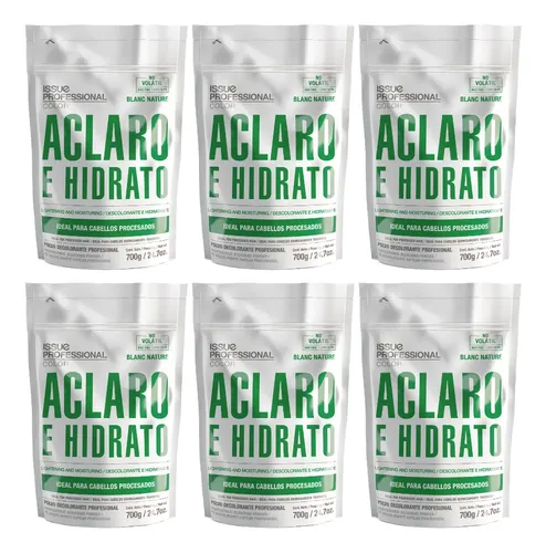 Polvo Decolorante Issue Blanc Nature 700g X6