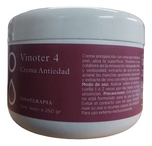 Crema Antiedad Vinoter 4 Hidratante Vinoterapia X250 Icono