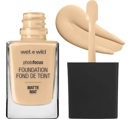 Base de maquillaje en cremosa Wet n Wild Photo Focus Photo Focus Matte Foundation Base de maquillaje piel mixta tono buff bisque – 30mL 40g