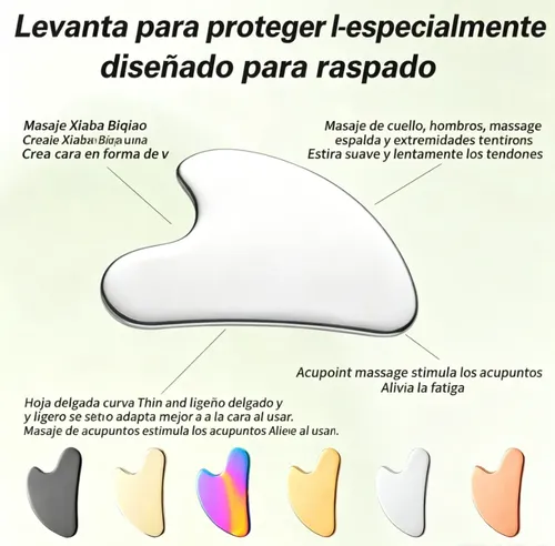 Herramientas De Masaje Facial Corporal Acero 304 Profesional