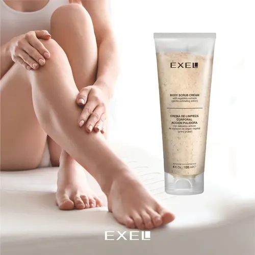 Exel Crema Pulidora Exfoliante Corporal Grano Grueso (120ml)