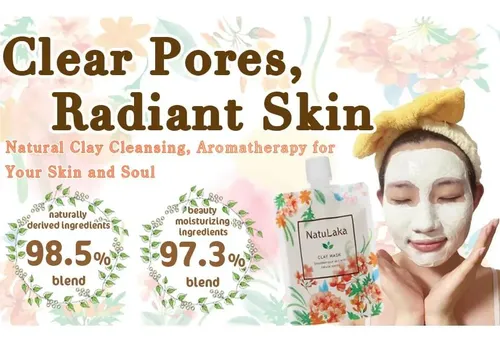 Mascarilla Desintoxicante De Arcilla 98.5% Natural Miraichi