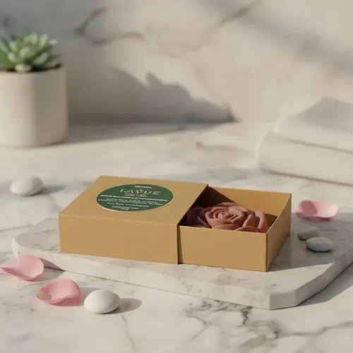 Jabon Artesanal Facial Con Arcilla Rosa