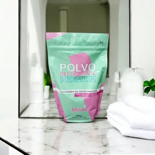 Polvo Decolorante Bellissima 500gr Premium Con Colageno