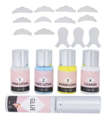 Kit De Permanente Para Pestañas Y Cejas Qimeng La De 27 Ml,