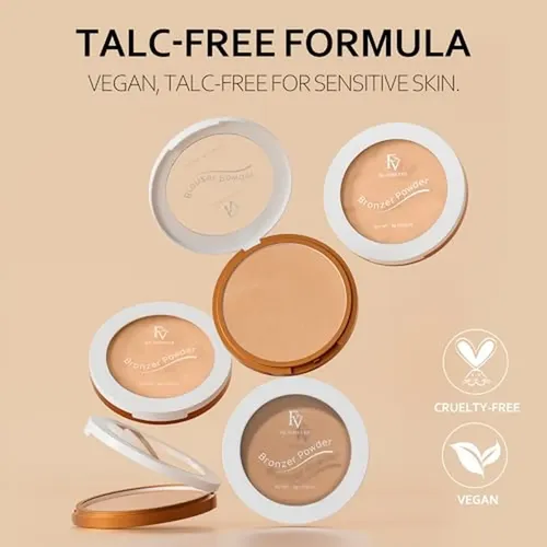Polvo Bronceador Fv De Larga Duración, Impermeable Y Sedoso