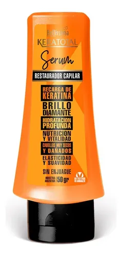 Serum Restaurador Capilar Keratina Bellissima 50g Pack X3
