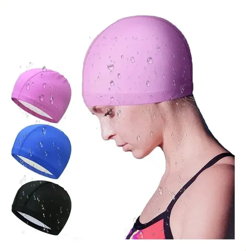 C Juego 3 Gorros Pu Baño Impermeables Unisex Cy