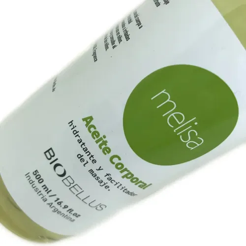 Oleo Masajes Melisa Relajante Biobellus 500ml Suave