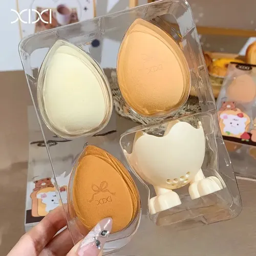 Set De 2 Esponjas Beauty Blender Y Soporte De Silicona