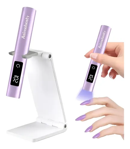 Mini Lámpara Uv Led Asimebesty Para Uñas De Gel, Portátil
