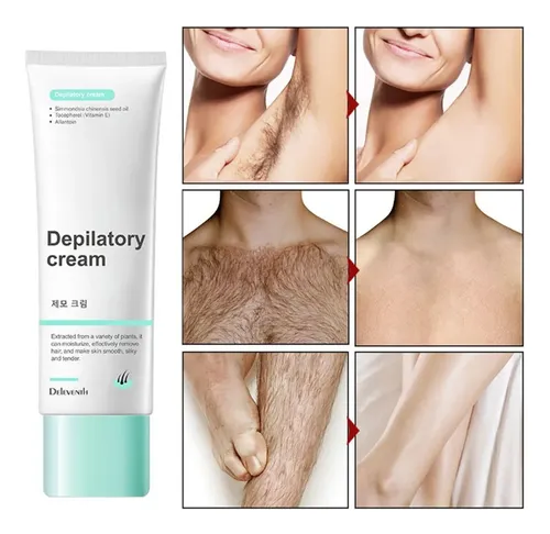 Depilatoria Crema X2 Rapida Suave 60ml Piel Sensible Unisex