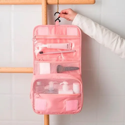 Neceser Bolso Valija Viaje Organizador Colgante Impermeable Azul