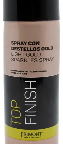 Primont Top Finish Spray Destellos Gold Peinado Pelo 180cc
