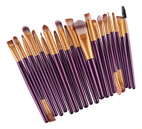 20 Unidades Pinceles De Maquillaje De Cosméticos Brocha De