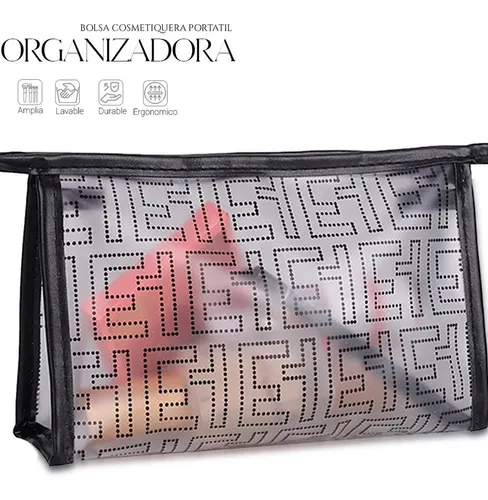 Organizador De Maquillaje Portátil E Impermeable Para