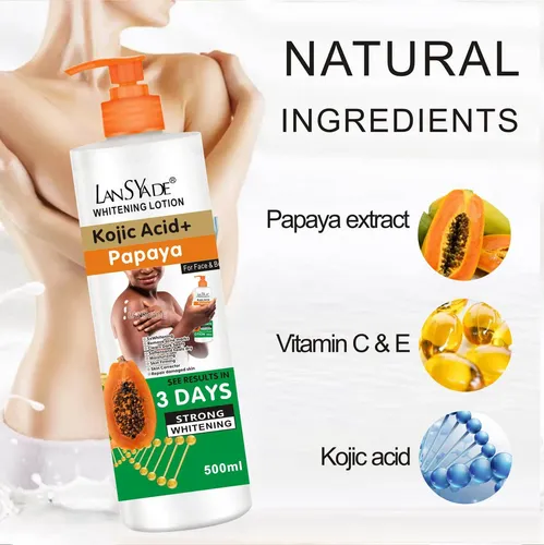 Loción Corporal Y Spa De Papaya De 500 Ml Que Hidrata La Pie