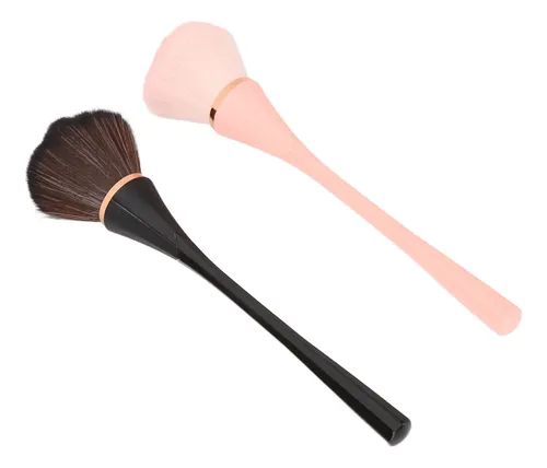 Juego De Brochas De Maquillaje Para Polvo Suelto, 2 Zl