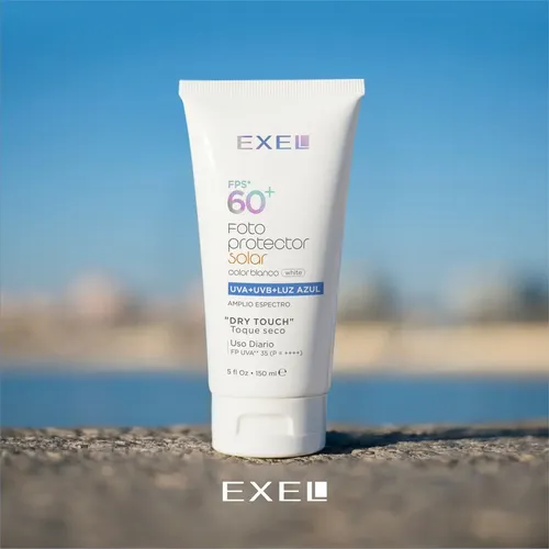 Exel Fotoprotector Solar Fps 60. Uva + Uvb + Luz Azul 150ml