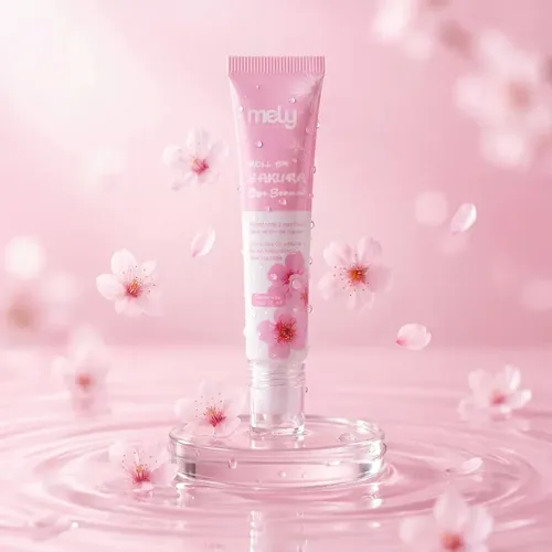 Sérum Contorno De Ojos Roll-on Mely Sakura 15ml Todo Tipo De Piel Día/noche