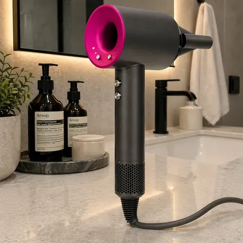 Secador de Pelo Profesional Iónico Waffy 2500W con Aire Frío y Pico Concentrador