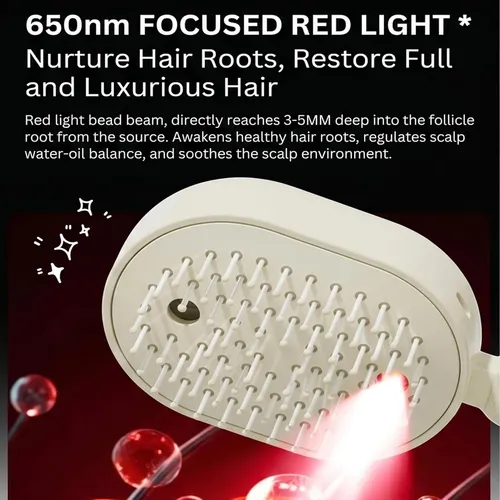 . Cepillo For El Cabello Con Rociador De Agua – Hot Sale . Cream/beige With Yellow Tip