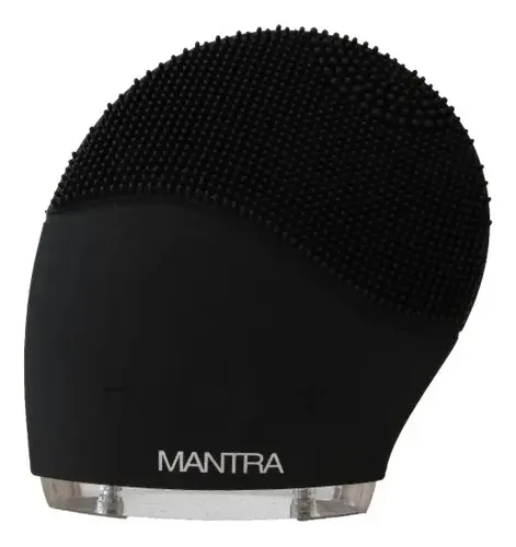 Limpiador y Masajeador Facial Silicona Mantra Silicone Brush Black