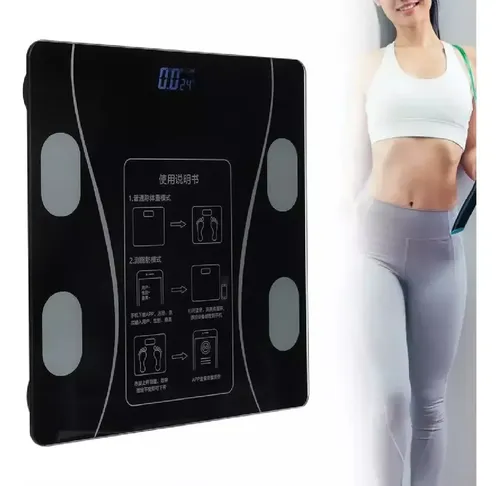 Balanza Baño Personal Corporal Digital Bluetooth Inteligente Color A Disponibilidad