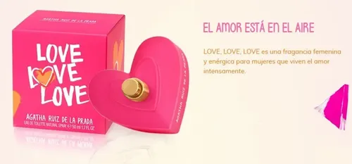 Eau de Parfum Love Love Love de Agatha Ruiz de la Prada para Mujer 80 mL