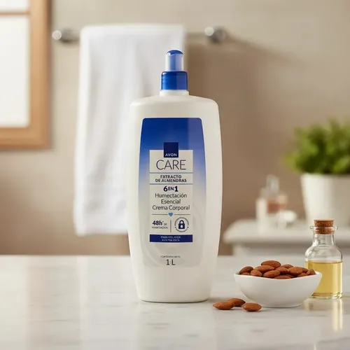 Crema Corporal Avon Care – Litro Fragancia Extracto de Almendras