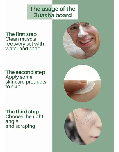 Herramientas De Masaje Gua Sha Mohern – 4 Piezas Para Cara