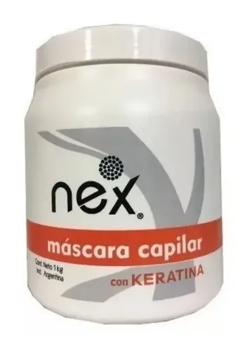 Baño De Crema Mascara Capilar Keratina Nex 1 Kg