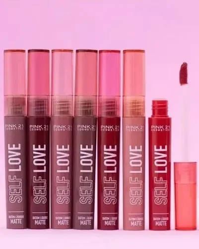 Labial Liquido Self Love Matte Pink21 Color Tono 12