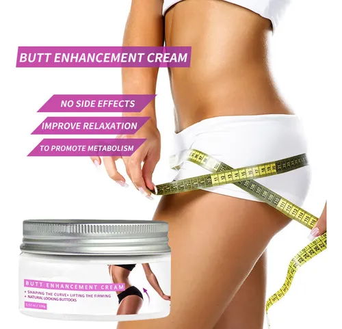 Crema Reafirmante Para Agrandar Glúteos Hip Up, 100 G Sin Fragancia