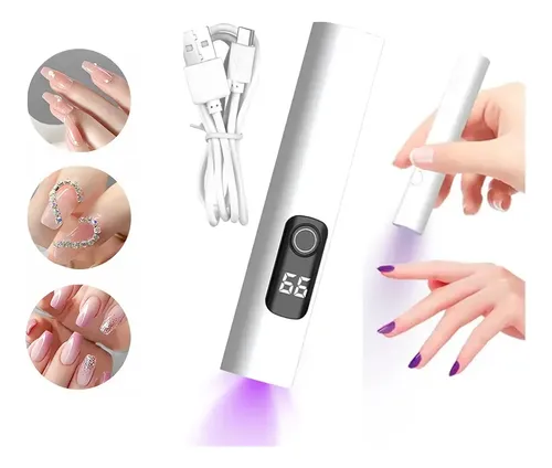Mini Led Uv Secador Uñas Recargable Usb Portatil