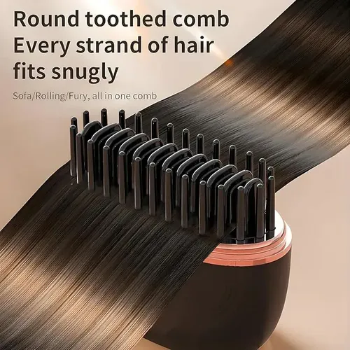 Plancha De Pelo Inalámbrica Recargable Portátil 2 En 1 Con