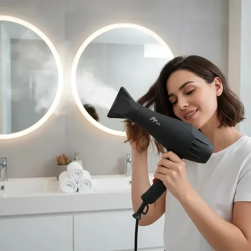 Secador De Pelo Profesional 2400w – Figo Color Negro