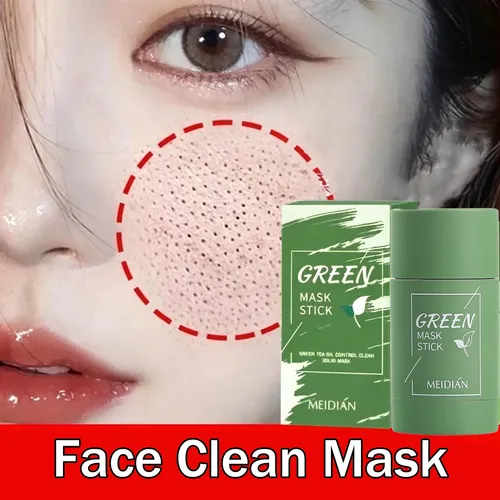 Mascarilla Facial En Barra Limpiadora Meidian Té Verde Todo Tipo De Piel