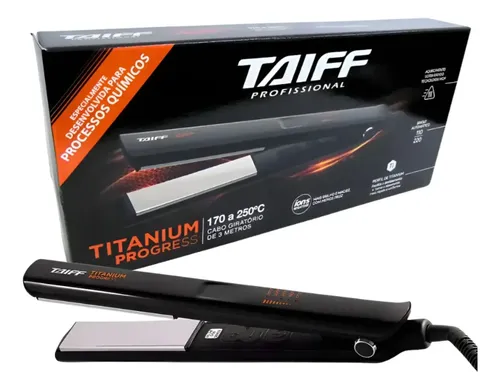 Plancha Profesional Taiff Titanium Progress Bivolt 170°/250°