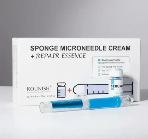 Kit Crema Microagujas Kounish Serum Reparador Antiedad