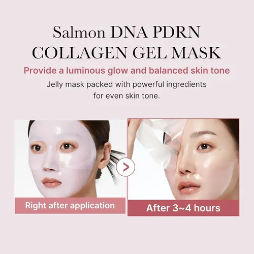 Mascarilla De Colageno Pdrn Pink Collagen Gel Mask Coreana