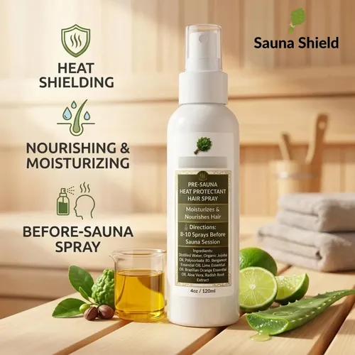 Spray Para Cabello Sauna Shield Protector Térmico Pre-sauna
