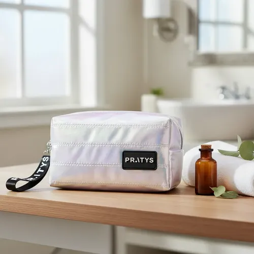 Porta Maquillaje Lila Violeta Organizador De Cosméticos