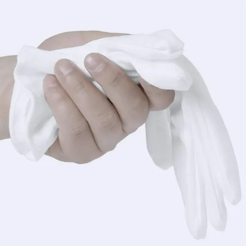 Guantes Algodón Blancos Hidratantes Para Manos Secas 3 Pare
