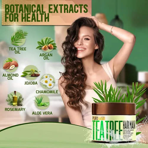 Mascarilla Capilar Pure Nature Lux Spa Tea Tree 250ml