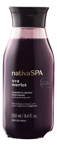 O Boticário Uva Merlot Jabón Líquido Mujer 250ml
