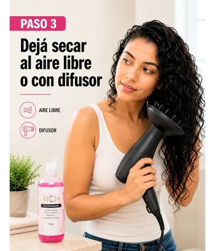 Gel De Rich Cova Para Rulos Metodo Curly Definicion