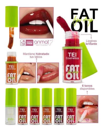 Brillo Labial Fat Oil Hidratante Tei Cosmética