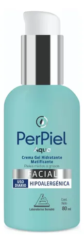 Perpiel Aqua Crema Gel Hidratante Matificante Facial 80 Ml Mixta Día/noche