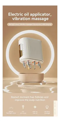 Peine Electric Head Para Masajear El Cuero Cabelludo Y Aceit